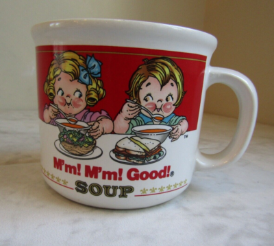 Vintage 1989 Campbell Soup M'm! M'm! M'm! Good Soup Mug Bowl