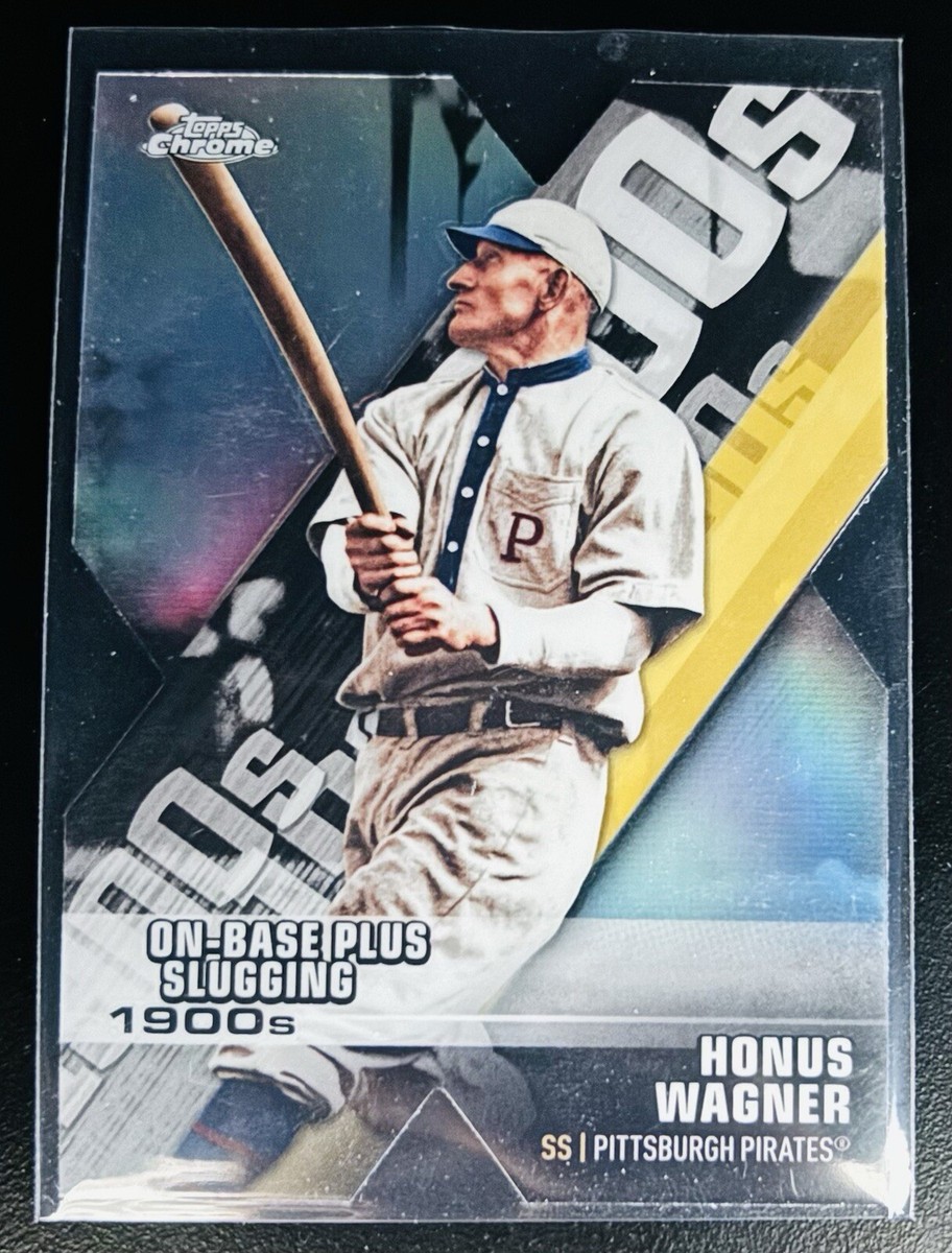 Honus Wagner 2020 Topps Chrome Die Cut On Base Plug Slugging