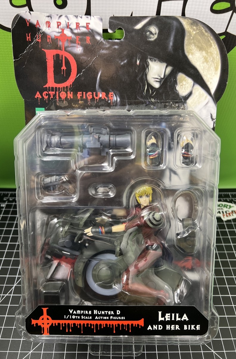 コミック・アニメ VAMPIRE HUNTER D LEILA and Her Bike Vampire Hunter D Leila and her Bike SEALED Action Figure 1/10 2001