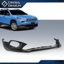 Fit For 2014-16 Jeep Cherokee Front Lower Bumper Cover w/Fog Lamp Holes Textured