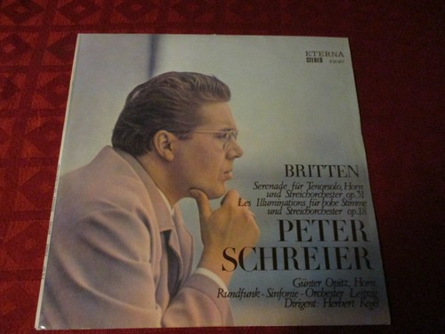 LP PETER SCHREIER Britten ETERNA STEREO 826007