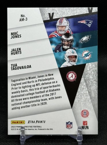 2023 Panini Prestige JALEN HURTS TUA TAGOVAILOA Alma Maters #AM-3 Alabama - Picture 2 of 2