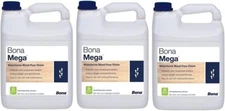 Bona Mega Wood Floor Finish Satin Contractor 3 Pack Gallon
