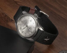 Rivet Canvas Watch Band for Men Quick Release Straps 20mm 22mm Extral Long XL 