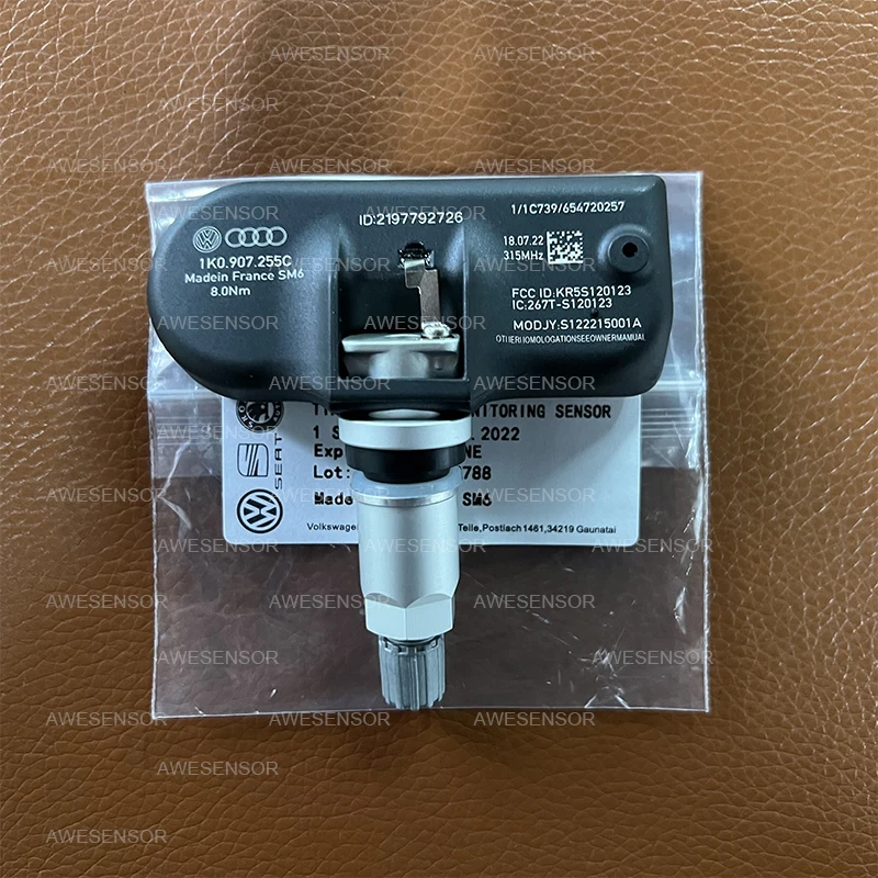 4PcsOEM 1K0907253D TPMS Tire Pressure Monitoring Sensor for AUDI VOLKSWAGEN US - Image 3 of 4