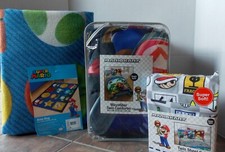 Super Mario Kart Microfiber Twin Comforter  Sheet Set  Area Rug  NEW 5 Pc
