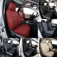 EKR Premium Custom-Fit 2013-2025 Toyota RAV4 Leather Seat Covers Full Set