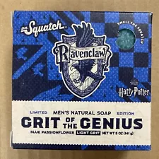 Dr Squatch GRIT OF THE GENIUS Harry Potter Ravenclaw All-Natural Bar Soap Ltd Ed
