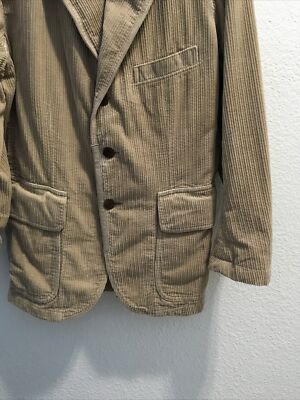 RRL Double RL Ralph Lauren Mens Corduroy Jacket Camel Size M (read