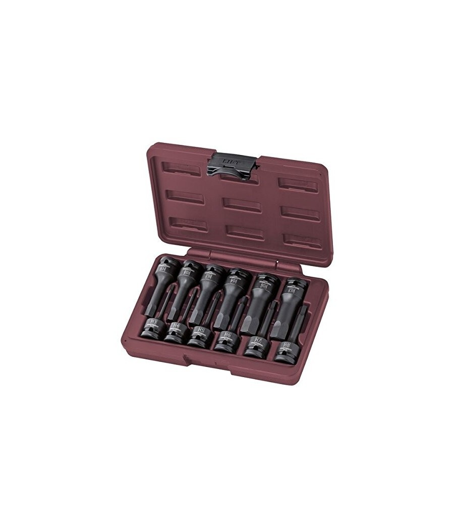 Douilles six pans creux à chocs Kraftwerk KRA3086 de 1/2 pouce pour un vissage mécanique sans effort
