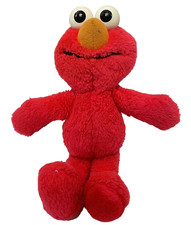 Vintage 1995 Tyco Sesame Street Red Muppet Elmo Plush Stuffed Doll Toy 9"