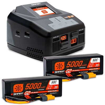 Spektrum Smart Powerstage 6S Surface Bundle: 5000mAh 3S LiPo Battery, IC5 (2)