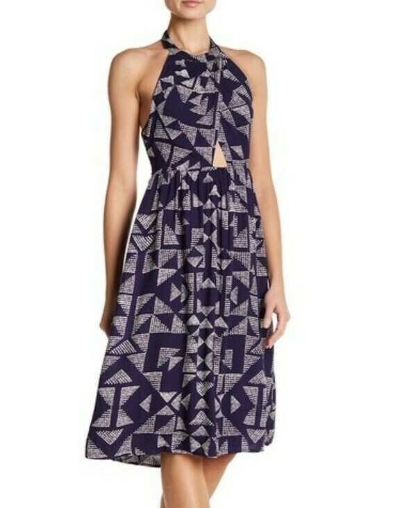 Splendid Women's Sail Print Halter Dress - Size L Splendid Women's Sail Print Halter Dress - Size L