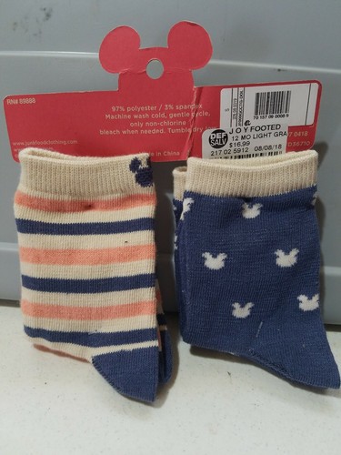 Disney Socks by Junk Food 2 Pair Girl's Size S (5.5-8.5) - Picture 2 of 2