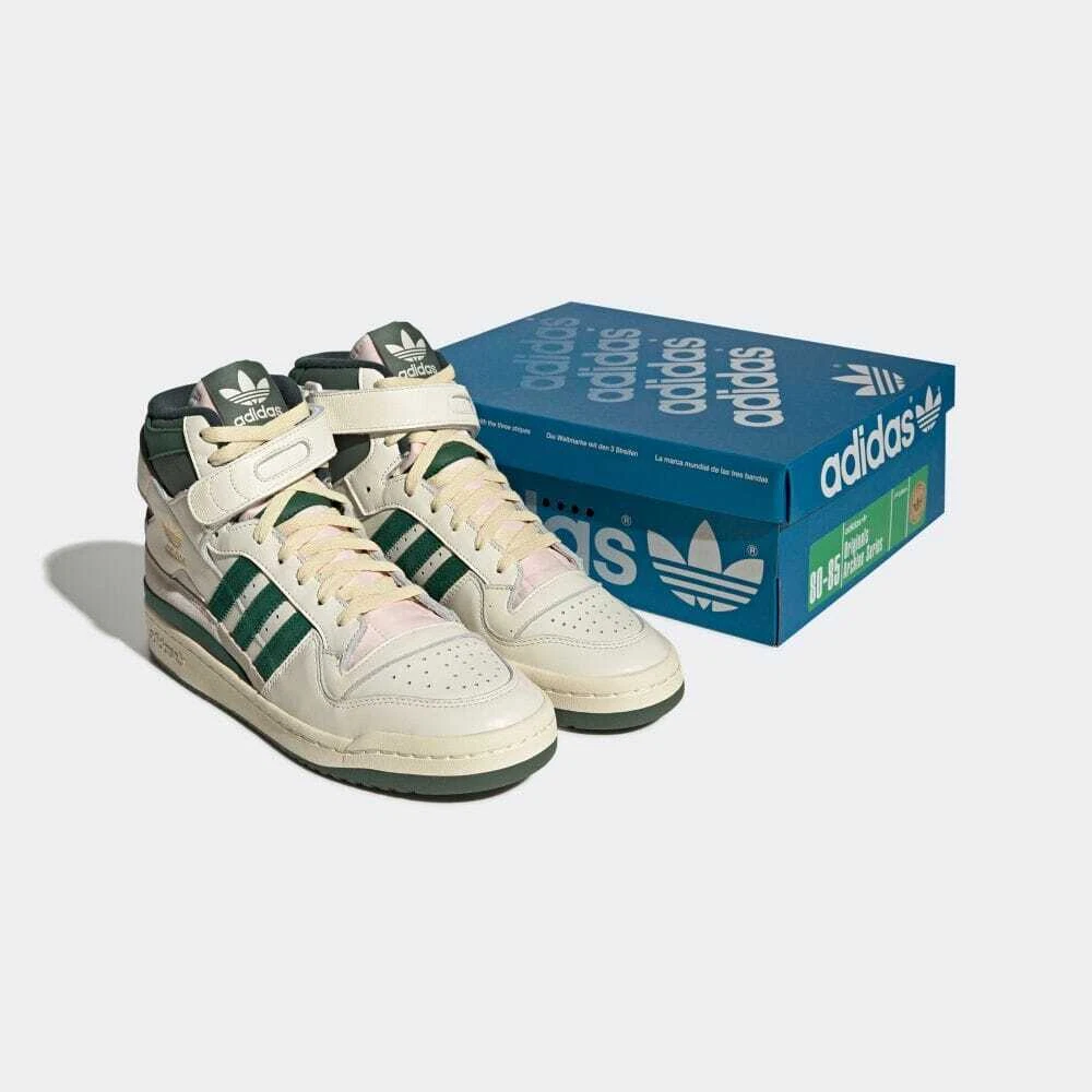 white crew green adidas forum