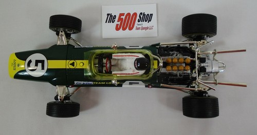 1967 Jim Clark #5 British GP Lotus 49 World Champion Winner 1:18 Quartzo Diecast - Picture 7 of 12