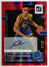 2022-23 Panini Donruss Patrick Baldwin Jr. RC AUTO Red Holo Laser 37/49 #228