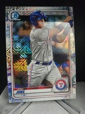JOSH JUNG 2020 BOWMAN CHROME ROOKIE MEGA BOX REFRACTOR #BCP-113 TEXAS RANGERS