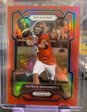 Patrick Mahomes 2024 Panini Prizm Draft Picks Red Prizm /299 Chiefs Texas Tech