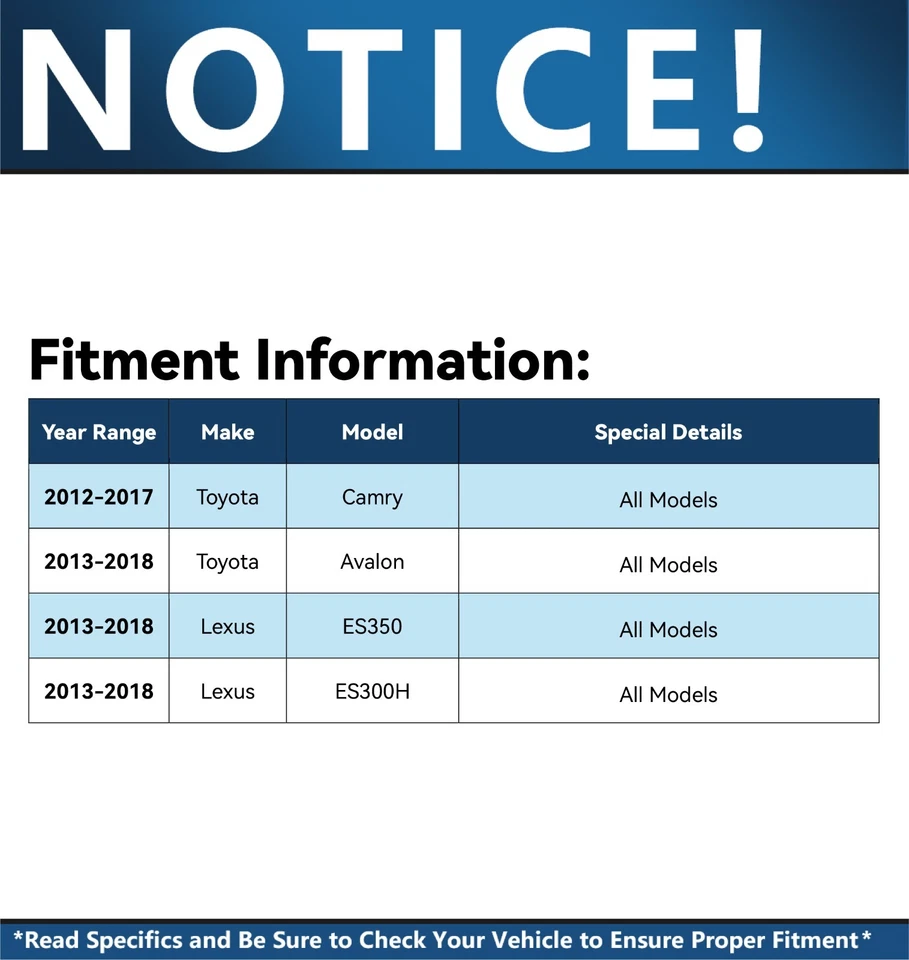 Rotores perforados delanteros traseros + pastillas de freno para Toyota Avalon Camry ES300h 2013-2017 Foto 2 de 4