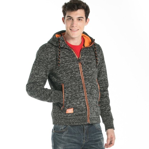 men's knit hoodie sweater