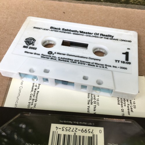 black sabbath cassette lot , master of reality , paranoid , heaven and hell 3 - Picture 10 of 11