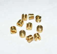 (10 Pk) Blank Drill To Size 10-32 UNF Air Bleed Screw In Fits: Holley Carburetor