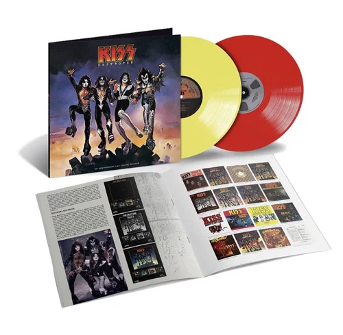 KISS DESTROYER 45TH ANNIVERSARY 2LP DELUXE LIMITED Ed COLOR VINYL NEW/SEALED