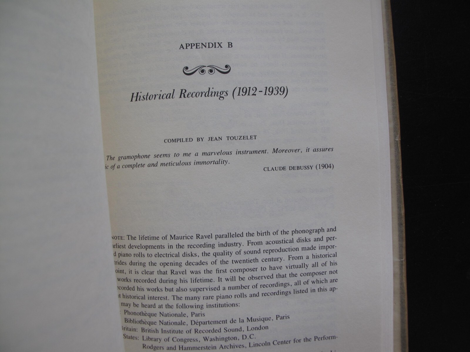 Ravel Man and Musician Arbie Orenstein 1975 Composer France Biography Illus