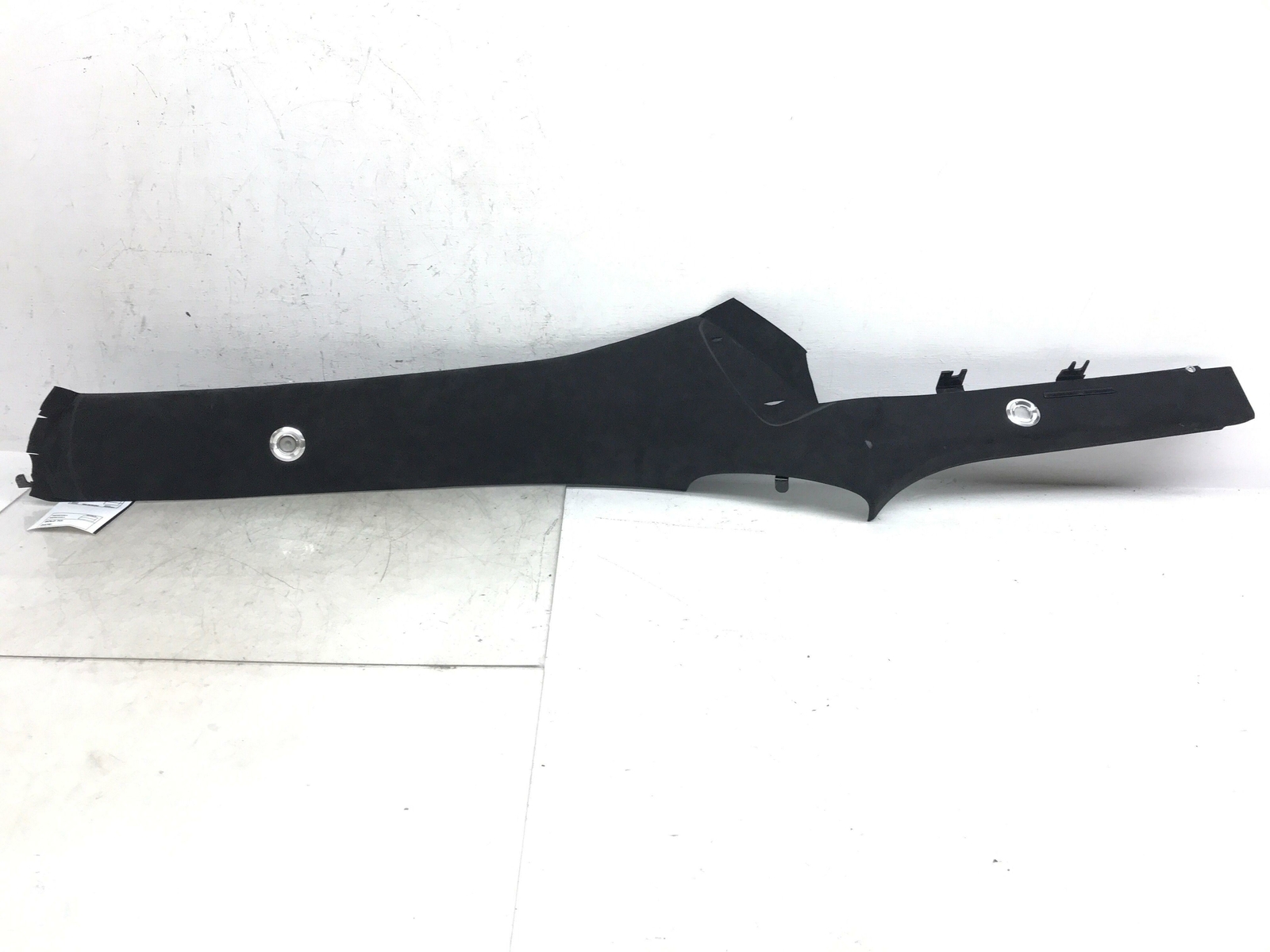 ASTON MARTIN RAPIDE LEFT REAR ROOF C PILLAR TRIM PANEL COVER BLACK SUEDE OEM