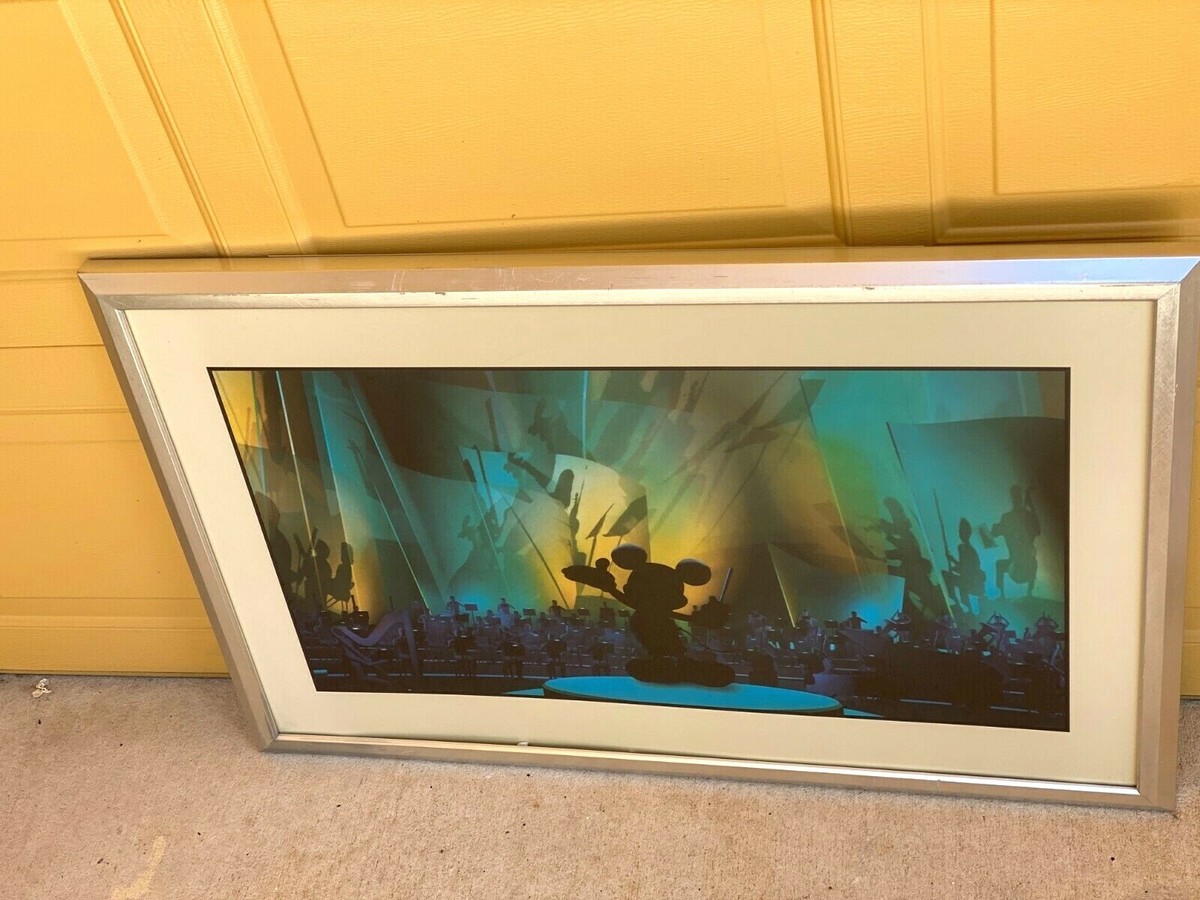 Disney All Star Music Resort Fantasia Mickey Framed Art Print 