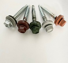 100 Stück Trapezblech Schrauben Bohrschrauben selbstbohrend Dichtscheibe Dach