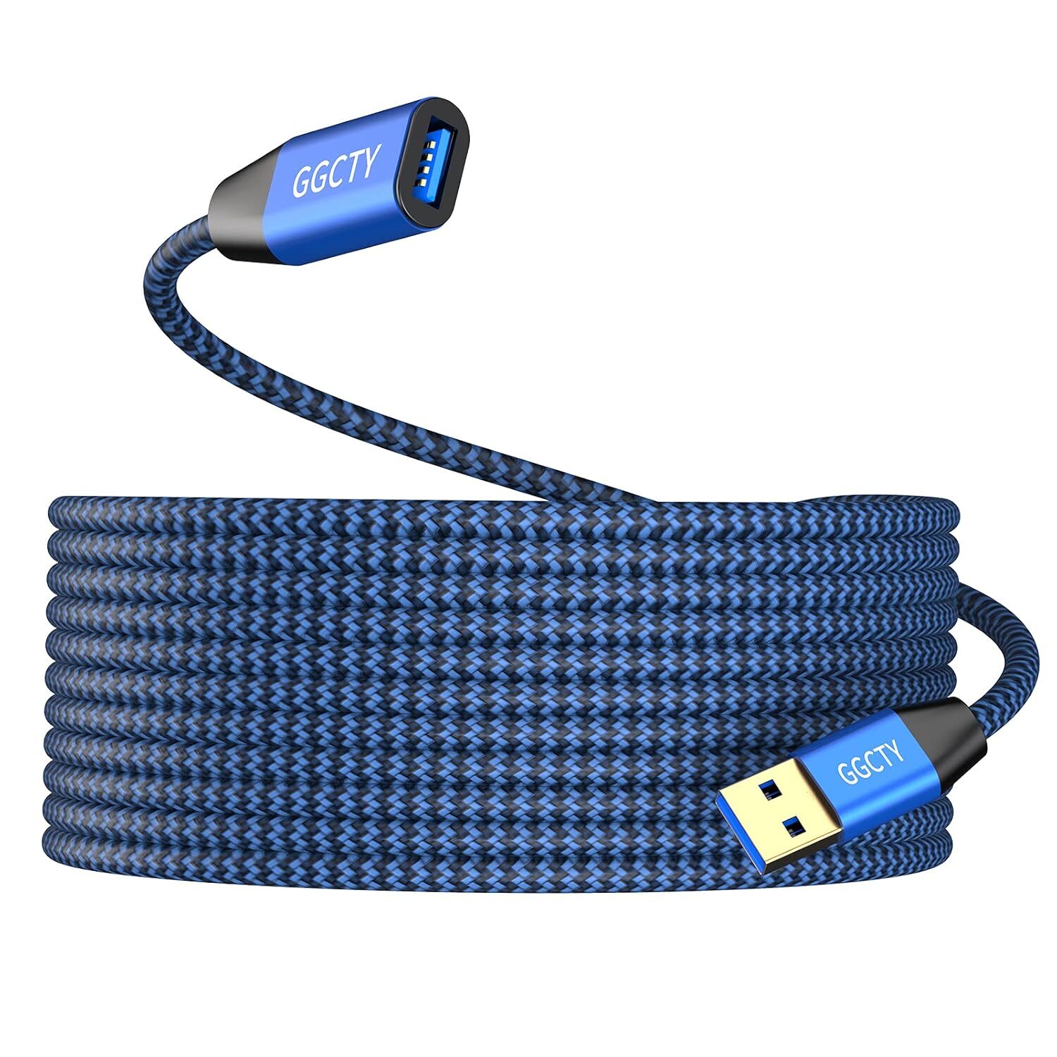 10ft USB 3.0 Extension Cable - Durable Male to Female Type A Cord
