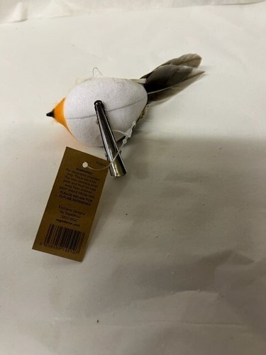 2 x Robin Bird Tree Clip on Decorative Christmas Tree Decoration 10cm x 2 Clips - Picture 5 of 7