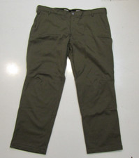 NWT Mens MAGNUM Green Microfleece Lined Water Repellent Work Pants Sz 34 W 32 L