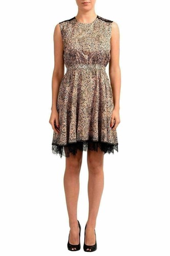 Robe Fourreau Noire Sans Manches Just Cavalli – Taille S (IT 40) – Neuf Avec étiquettes – Italie