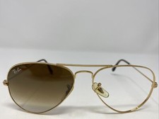 Ray Ban ITALY AVIATOR Sunglasses Frame RB3025 001/51 55-14 Gold Full V112