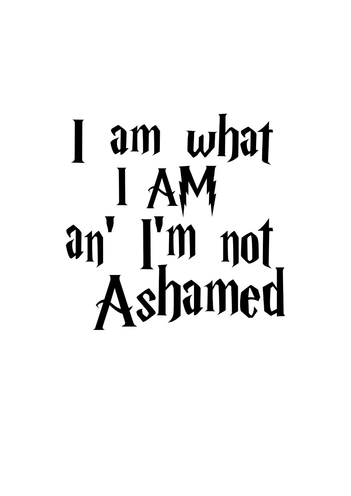 FRAMED Harry Potter Quote typography inspirational poster PRINT A5 A4