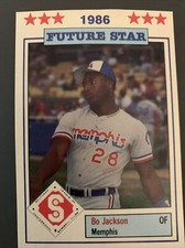 Bo Jackson Memphis Chicks baseball card