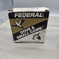 FEDERAL "DOVE & SMALL GAME", 12 Gauge Empty Amo Box