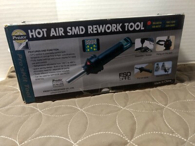 PROSKIT INDUSTRIES SS-601A HOT AIR REWORK TOOL HAND-HELD PENCIL STYLE