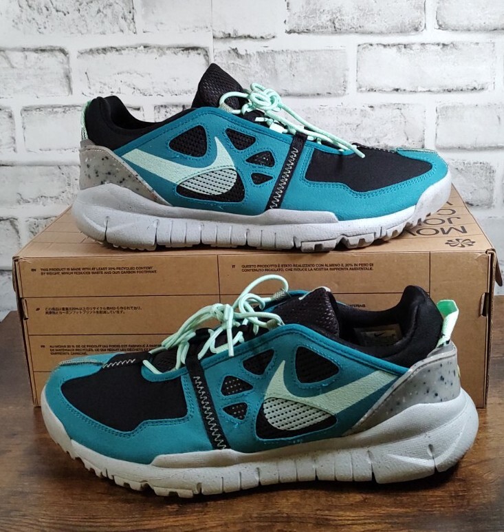 Nike Free Terra Vista Black / Mint Men’s Size 13  Trail Shoes