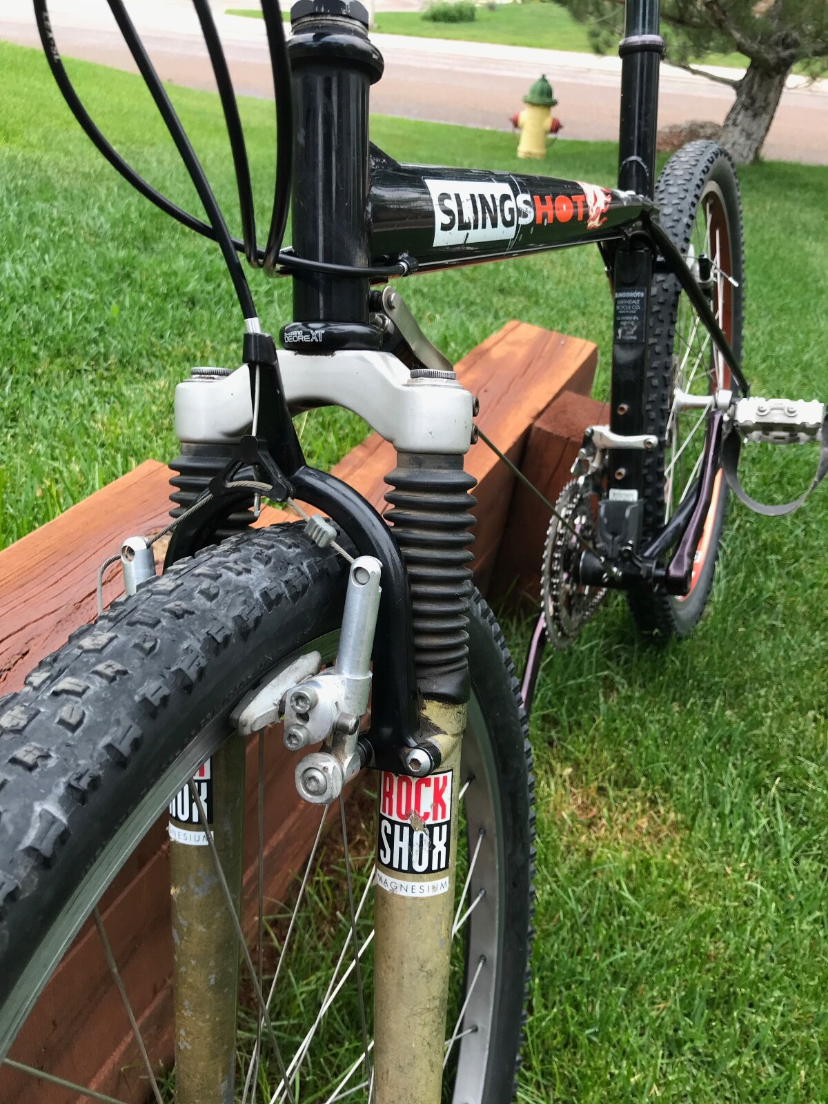 Rare and unique Slingshot bicyclecable replaces down tube, no dents