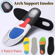 Orthotic Shoe Insoles Insert Flat High Arch Support Plantar Fasciitis Cushion