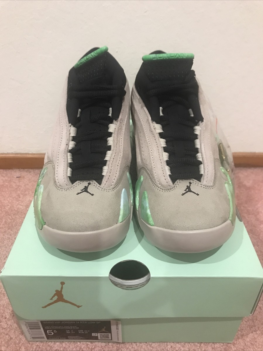 WMNS Air Jordan 14 x Aleali May Fortune Size 5.5W DJ1034-200 Retro 