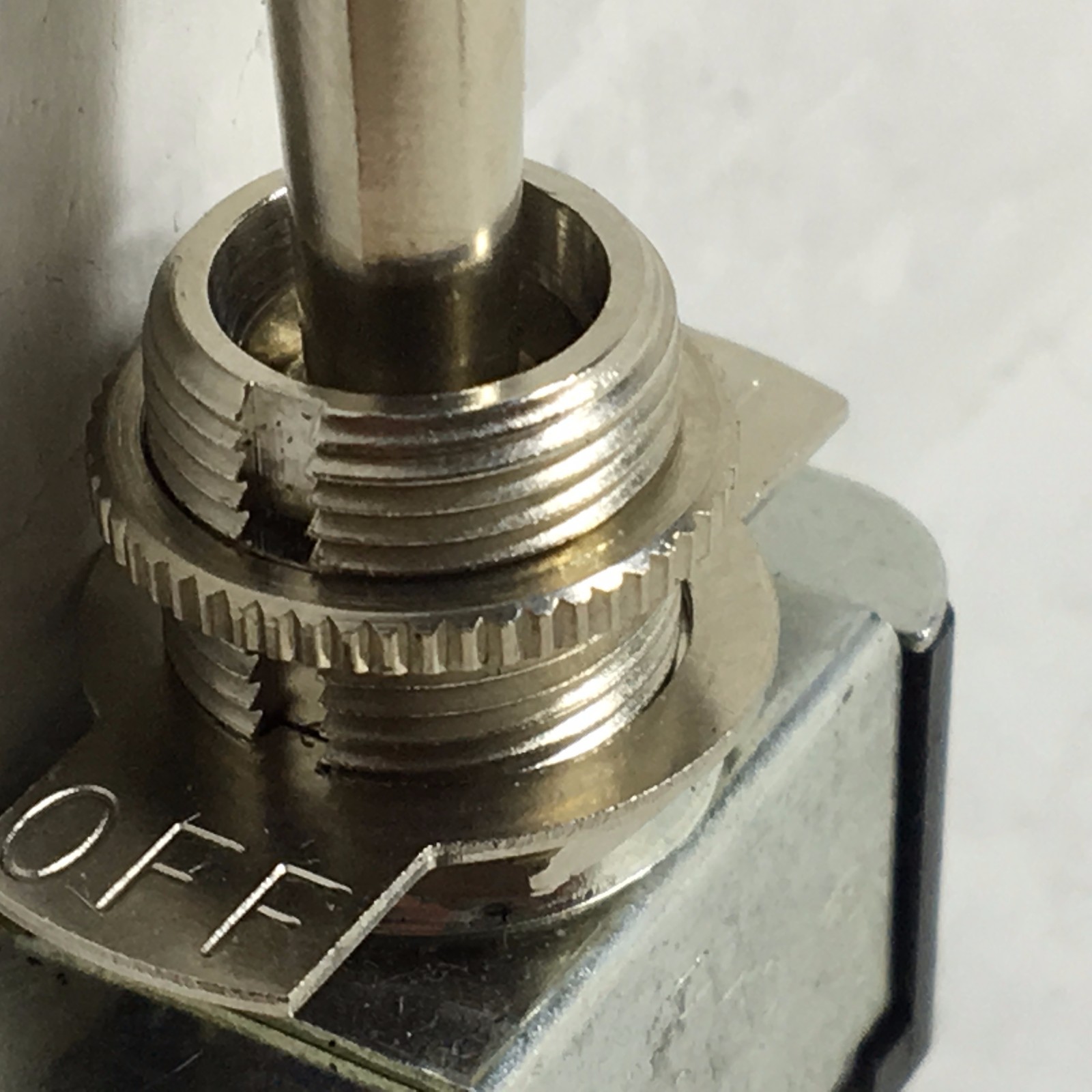 CARLING TECHNOLOGIES Y01 TOGGLE SWITCH LEGEND PLATE ON / OFF WITH