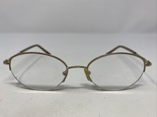 Elizabeth Arden EA 1000-1 130 Antique Gold Half Rim Eyeglasses Frame V33