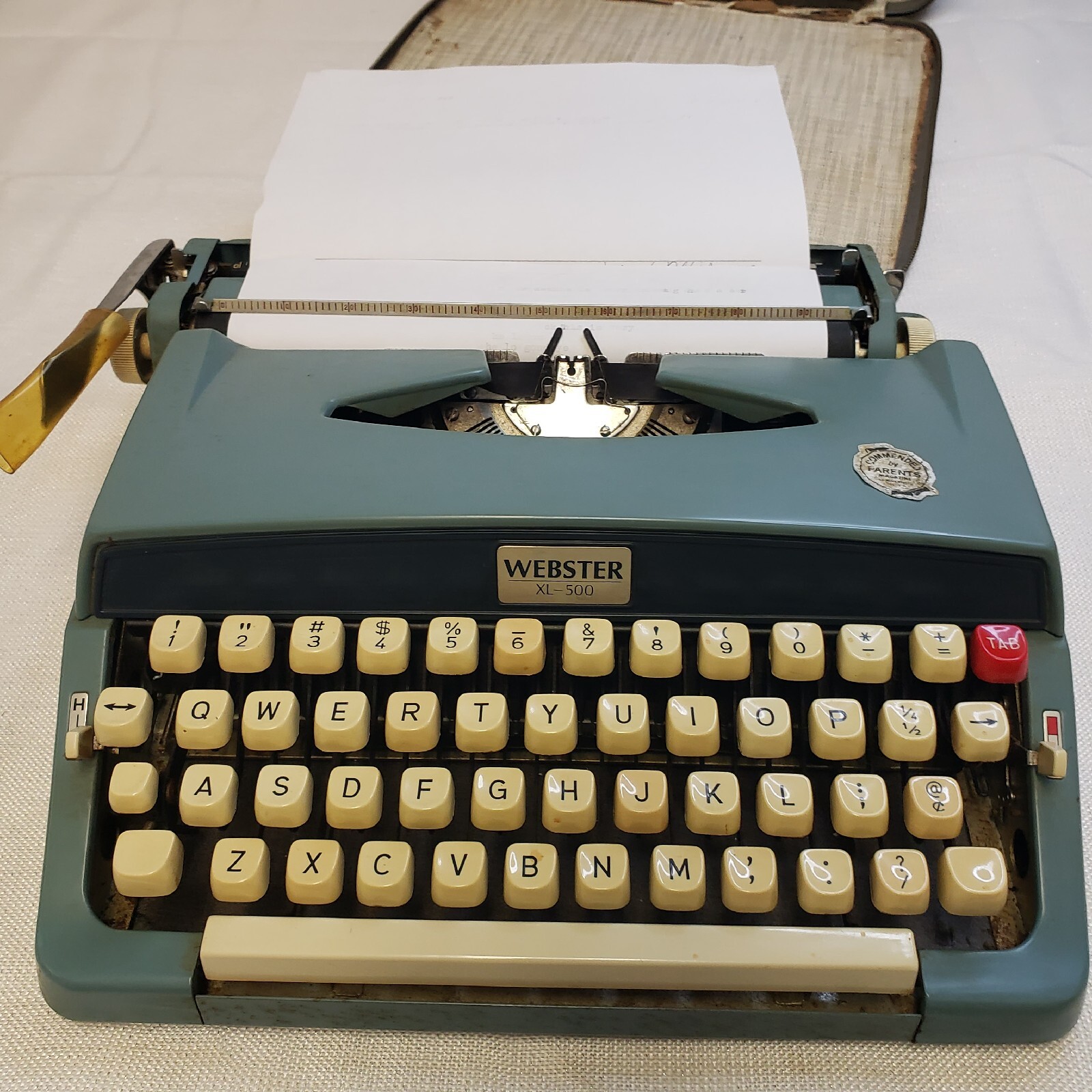 Vintage Brother ster XL500 Portable Typewriter W/Case eBay