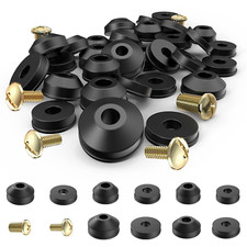 48 PCS Faucet Washer Assortment Kit Outdoor Faucet Repair Kit with Brass Screws