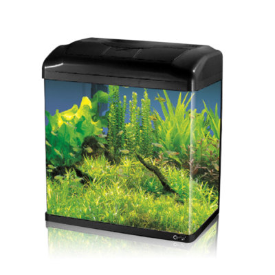 10% Rabatt 7,4L/18L/30L/56L Aquarium Fische Glas Tank Süßwasser LED Licht Filter 